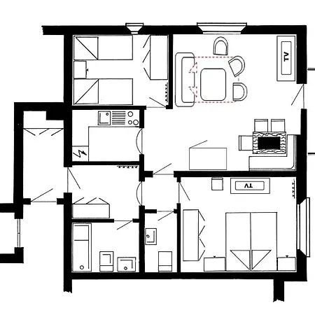 Curtins18 Apartman Pontresina